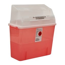 GatorGuard In-Room Cardinal 31323333-GatorGuard In-Room Sharps Containers, 2 gal, 8-3/4 x 12-1/4 x 1