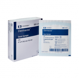 Dermacea Cardinal 441001-Dermacea Sterile Gauze Sponge, 4 x 4 Inch, Sponges & Pads (CS)