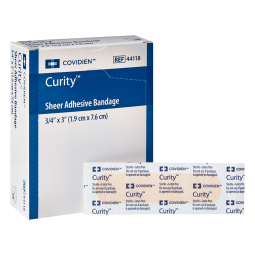 Curity Cardinal 44118-Curity Sheer Adhesive Strip,  x 3 Inch, Clearance (CS) - Curity Sheer Adhesiv