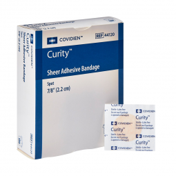 Curity Cardinal 44120-Curity Sheer Adhesive Spot Bandage, 7/8-Inch Diameter, Adhesive Bandages (CS)