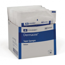 Dermacea Cardinal 441201-Dermacea Sterile USP Type VII Gauze Sponge, 6 x 6-3/4 in (BX/20)