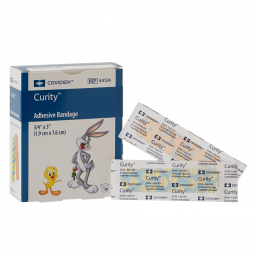 Curity Cardinal 44124-Curity Assorted Looney Tunes Adhesive Strip,  x 3 Inch, Adhesive Bandages (CS