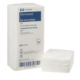 Dermacea Cardinal 441402-Dermacea Nonwoven Sponge, 4 x 4 Inch, Sponges & Pads (CS) - Dermacea Nonwov