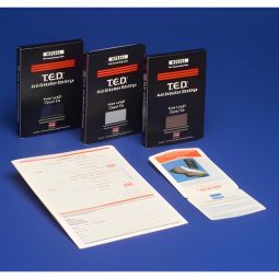 T.E.D. Cardinal 4436-T.E.D. Knee High Anti-embolism Stockings, Large / Regular, Black, Stockings & S
