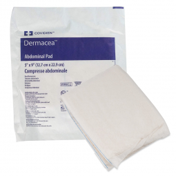 Dermacea Cardinal 6196D-Dermacea Abdominal Pad, 5 x 9 Inch, ABD Gauze Pads (CS) - Dermacea Abdominal