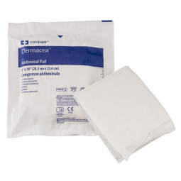 Dermacea Cardinal 6198D-Dermacea Abdominal Pad, 8 x 10 in (CS/432)