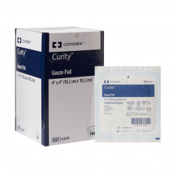 Curity Cardinal 6309-Curity Sterile Gauze Sponge, 4 x 4 in (CT/100)