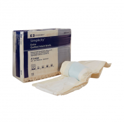 Simplicity Cardinal 65035-Simplicity Unisex Adult Incontinence Briefs, Moderate Absorbency, X-Large,