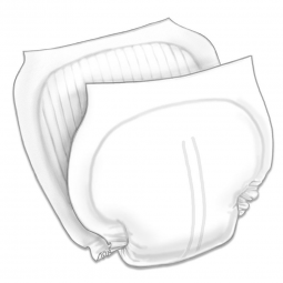 Wings Cardinal 6596B-Wings Contoured Insert Pad, 13 x 24 in., Incontinence Liners & Pads (CS)