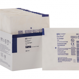 Excilon Cardinal 7087-Excilon I.V. / Drain Split Dressing, 2 x 2 inch, I.V. & Tracheostomy Dressings