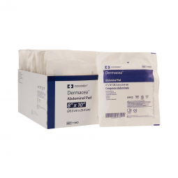 Dermacea Cardinal 7198D-Dermacea Sterile Abdominal Pad, 8 x 10 Inch, ABD Gauze Pads (CS)