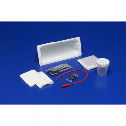 Kenguard Cardinal 75030-Dover Open Intermittent Urethral Catheter Tray, PVP, Catheter & Bag Kits & T