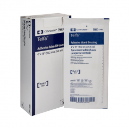 Telfa Cardinal 7542-Telfa Adhesive Dressing, 4 x 10 Inch, Island Dressings (BX) - Telfa Adhesive Dre