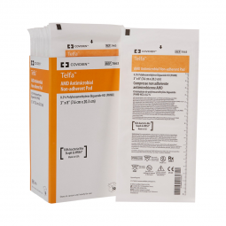 Telfa AMD Cardinal 7663-Telfa Impregnated Antimicrobial Dressing, 3 x 8 Inch, Antimicrobials (TR)