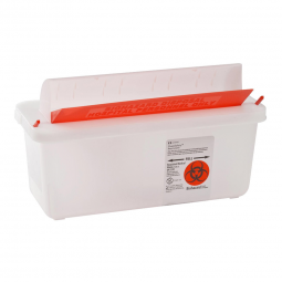 In-Room Cardinal 85121-In-Room Multi-purpose Sharps Container, 1-1/4 Gallon, 11 x 10 x 4 Inch, Rec