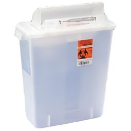 Cardinal 8536SA SharpStar In-Room Sharps Container, 3 gal, 16-1/2 x 13-3/4 x 6 in (EA/1)