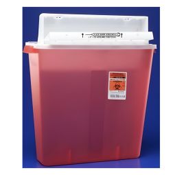 Cardinal 8541SA SharpStar In-Room Sharps Container, 4 gal, 18-1/2 x 16-1/2 x 6 in (EA/1)