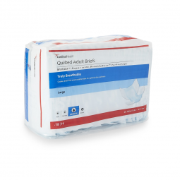 Wings Super Cardinal 87084A-Wings Super Quilted Maximum Absorbency Incontinence Brief, Large, Briefs