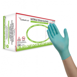 ESTEEM Stretch Cardinal 8856NMB-Esteem Stretch Nitrile Exam Glove, Medium, Teal, Medical Gloves (BX)