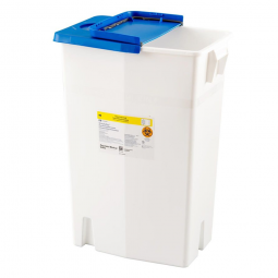 Cardinal 8870 PharmaSafety Pharmaceutical Waste Container, 18 gal, 26 x 12-3/4 x 18-1/4 in (CS)