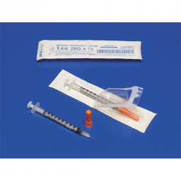 Monoject Cardinal 8881601600-Monoject Insulin Syringe with Needle, Syringes with Needles (CS)