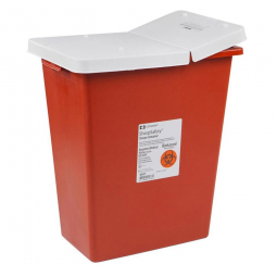 Cardinal 8933 SharpSafety Sharps Container, 12 gal, 18-3/4 x 18-1/4 x 12-3/4 in (EA/1)