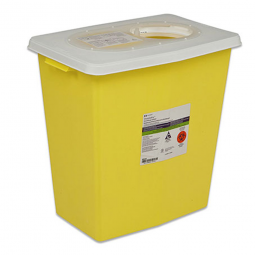 Cardinal 8939 SharpSafety Chemotherapy Waste Container, 18 gal, 26 x 12-3/4 x 18-1/4 in (CS)