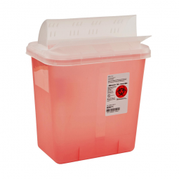 Cardinal 89651 SharpSafety Sharps Container, 2 gal, 12-3/4 x 7-1/4 x 10-1/2 in (EA/1)