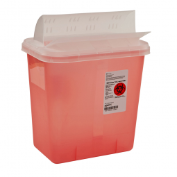 Cardinal 89671 SharpSafety Sharps Container, 2 gal, 10 x 10-1/2 x 7-1/4 in (CS)