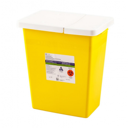 Cardinal 8985 SharpSafety Chemotherapy Waste Container, 8 gal, 17-1/2 x 15-1/2 x 11 in (EA/1)