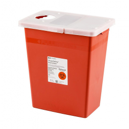 SharpSafety Cardinal 8998-SharpSafety Multi-purpose Sharps Container, 18 gal, 26 x 18-1/4 x 12-3/4 i