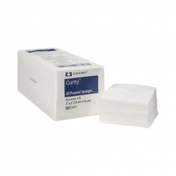 Curity Cardinal 9023-Curity NonSterile Nonwoven Sponge, 3 x 3 Inch, Sponges & Pads (CS)