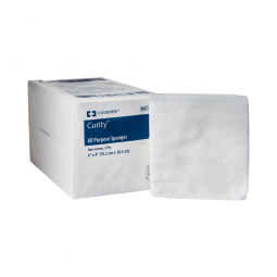 Curity Cardinal 9134-Curity NonSterile Nonwoven Sponge, 4 x 4 Inch, Sponges & Pads (BG)