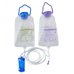Kangaroo OMNI Cardinal B5FF-Enteral Feeding Pump Flush Bag Set Kangaroo OMNI 500 mL Non-Sterile, Fee
