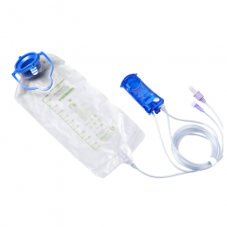 Kangaroo OMNI ENPlus Cardinal BSPFF-Enteral Feeding Pump Spike Set with Flush Bag Kangaroo OMNI ENPl