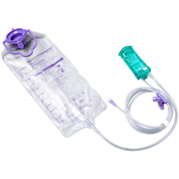 Kangaroo OMNI ENtelliSet Cardinal E10FDR-Enteral Feeding Pump Bag Set Kangaroo OMNI ENtelliSet 1000 
