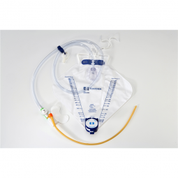 Dover Cardinal PP16ULD-Dover Indwelling Catheter Tray, 16 Fr, Foley, Drain Bag, Catheter & Bag Kits 
