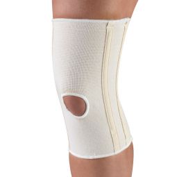 Champion 0072 Knee Brace with Flexible Stays - White