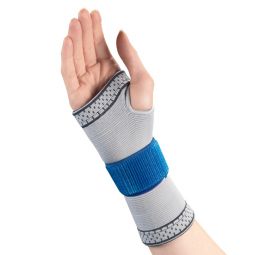Champion 0438 Elastic Wrist Support with Encircling Strap - Silver