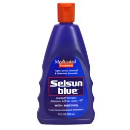 Selsun Blue Chattem 04116760632-Selsun Blue Medicated Antidandruff Shampoo, 11 oz. Bottle, Shampoos
