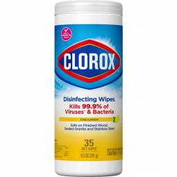 Clorox The Clorox Company 01594-Clorox Surface Disinfectant Wipes, Small Canister, Cleaners & Deodor