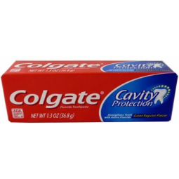 Colgate Cavity Protection Colgate 151111-Colgate Cavity Protection Toothpaste Regular Flavor, 1 oz T
