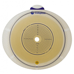 Sensura Flex Coloplast 10102-SenSura Flex Ostomy Barrier With 3/8-2 in Stoma Opening, 2-Piece Skin B