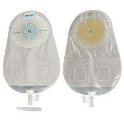 SenSura Mio Coloplast 10586-SenSura Mio One-Piece Drainable Neutral Gray Ostomy Pouch, 3/8 to 1 Inc