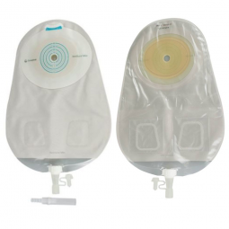SenSura Mio Coloplast 10586-SenSura Mio One-Piece Drainable Neutral Gray Ostomy Pouch, 3/8 to 1-3/4 
