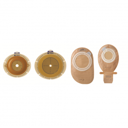 SenSura Flex Coloplast 10914-SenSura Flex Two-Piece Closed End Opaque Filtered Ostomy Pouch, 8 Inch