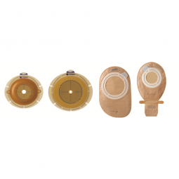 SenSura Flex Coloplast 10915-SenSura Flex Two-Piece Closed End Opaque Filtered Ostomy Pouch, 8-1/2 i