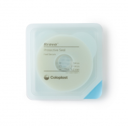 Brava Thick Coloplast 12046-Ostomy Seal Brava Thick 3/4 Inch (18mm) Stoma 2-1/4 Inch (57 mm) 4.2mm T
