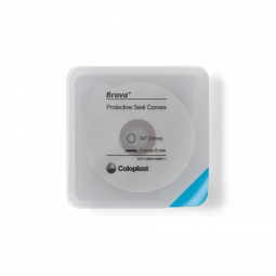 Brava Coloplast 12090-Ostomy Seal Brava Convex, Starter Hole 3/4 Inch (20mm), Ostomy Accessories (BX
