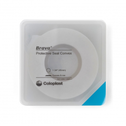 Brava Coloplast 12095-Ostomy Seal Brava Convex, Starter Hole 1-3/4 Inch (45mm), Ostomy Accessories (